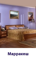 Модульная мебель для спальни МАРРАКЕШ фабрики ГЛАЗОВ МЕБЕЛЬ